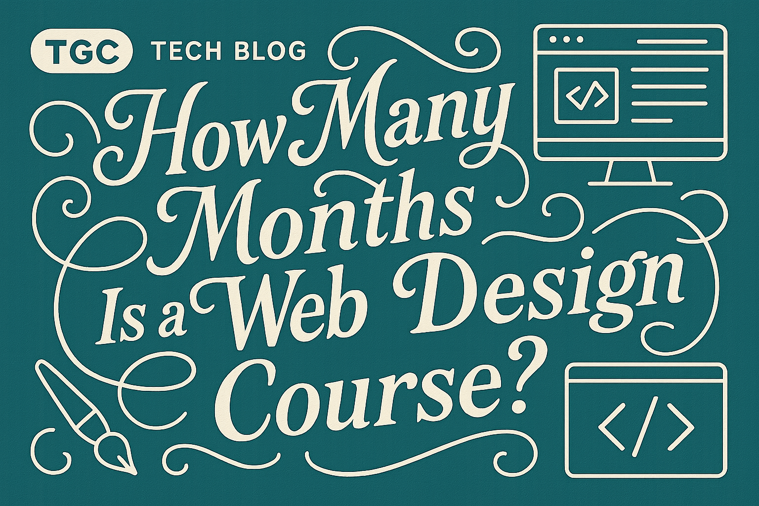 How many months is a web design course?
